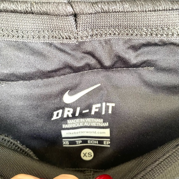 Nike Black Dri- fit Tech Running Pants with Zipper Ankles - Picture 2 of 9